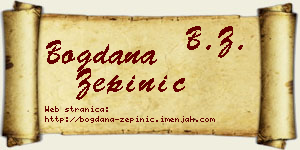 Bogdana Žepinić vizit kartica